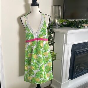 Lilly Pulitzer Tropical Leaf Print Dress
